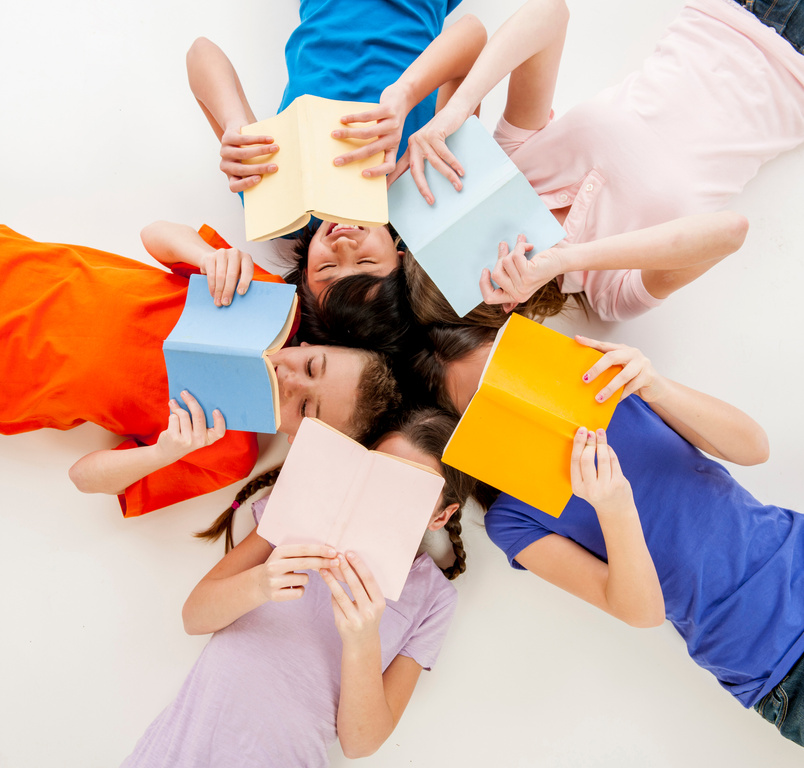 Children Reading Books